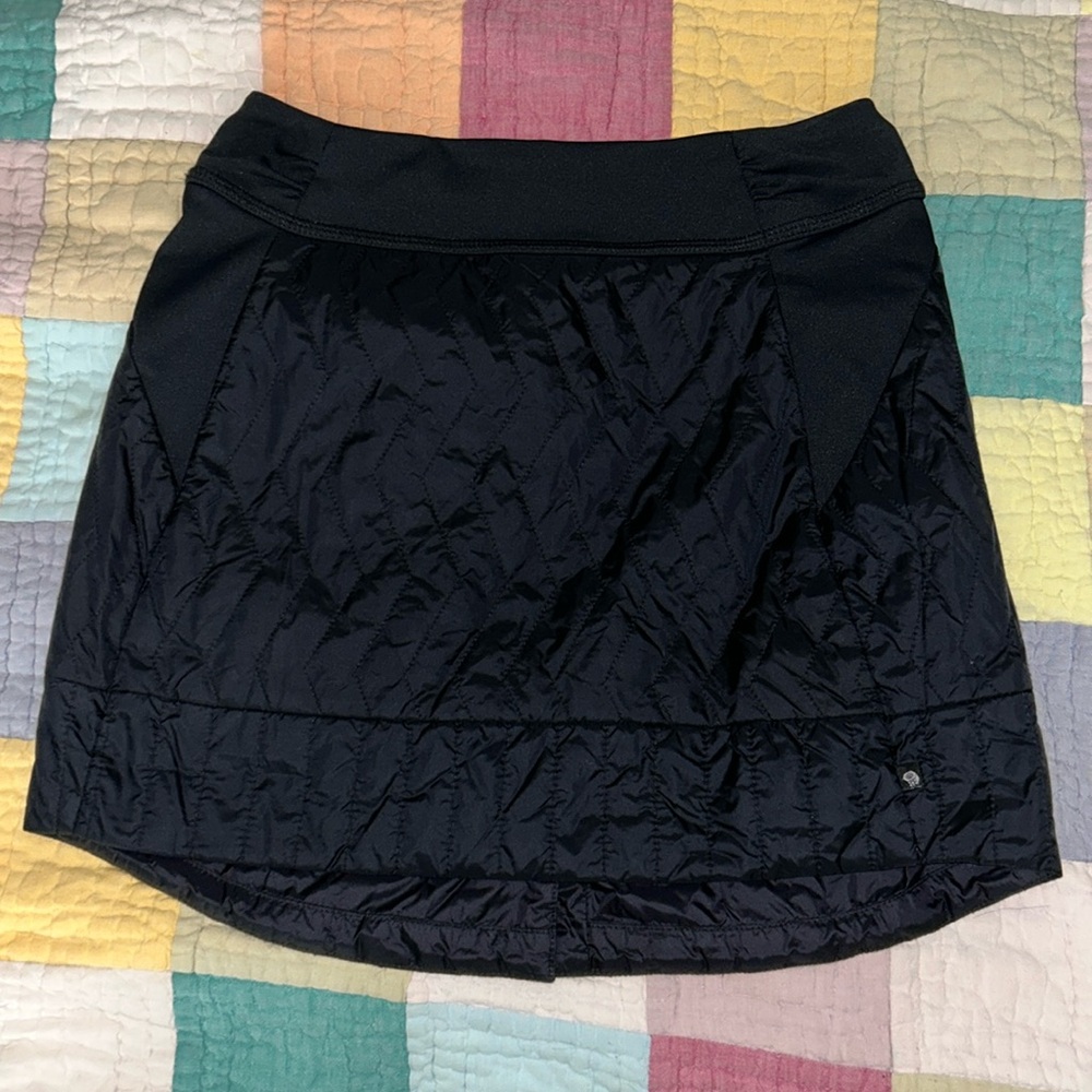 Mountain Hardware Trekkin Insulated Mini Skirt Black Size S